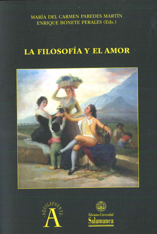 Imagen de portada del libro La filosofía y el amor
