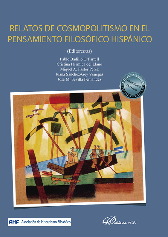 Imagen de portada del libro Relatos de cosmopolitismo en el pensamiento filosófico hispánico