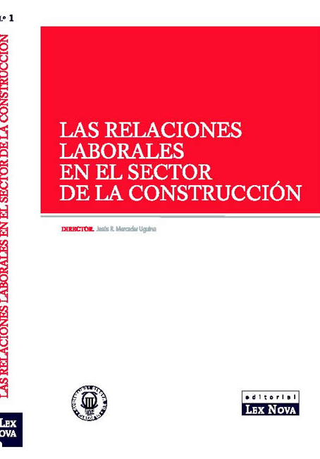 Imagen de portada del libro Las relaciones laborales en el sector de la construcción