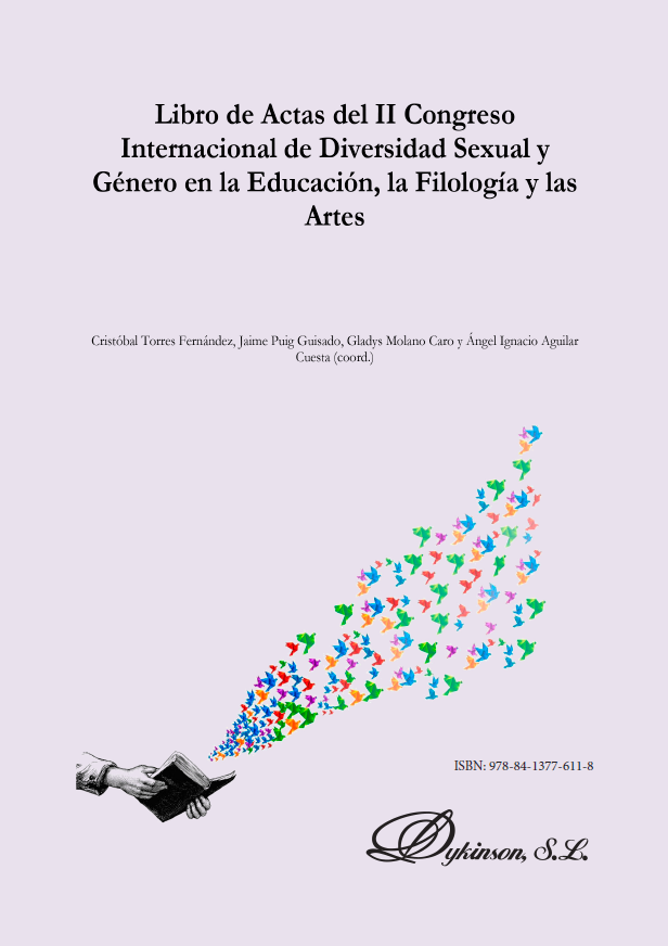Imagen de portada del libro Libro de Actas del II Congreso Internacional de Diversidad Sexual y Género en la Educación, la Filología y las Artes