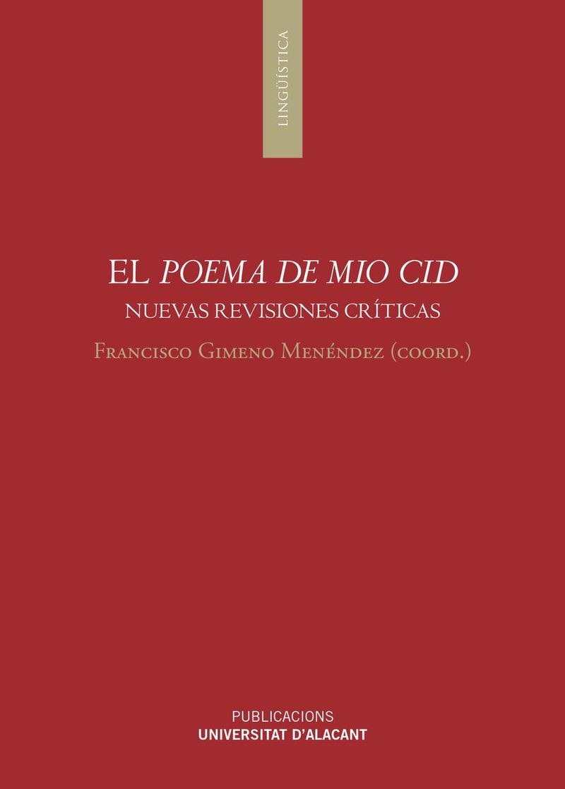 Imagen de portada del libro El "Poema de mio Cid"