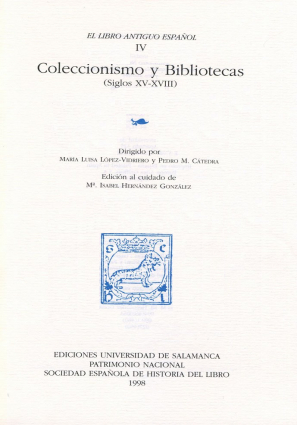 Imagen de portada del libro Coleccionismo y bibliotecas