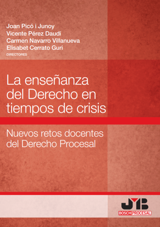 Imagen de portada del libro La enseñanza del derecho en tiempos de crisis