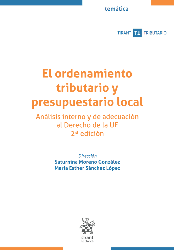 Imagen de portada del libro El ordenamiento tributario y presupuestario local