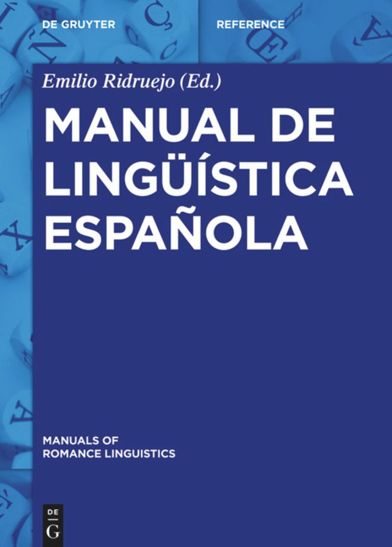 Imagen de portada del libro Manual de Lingüística española