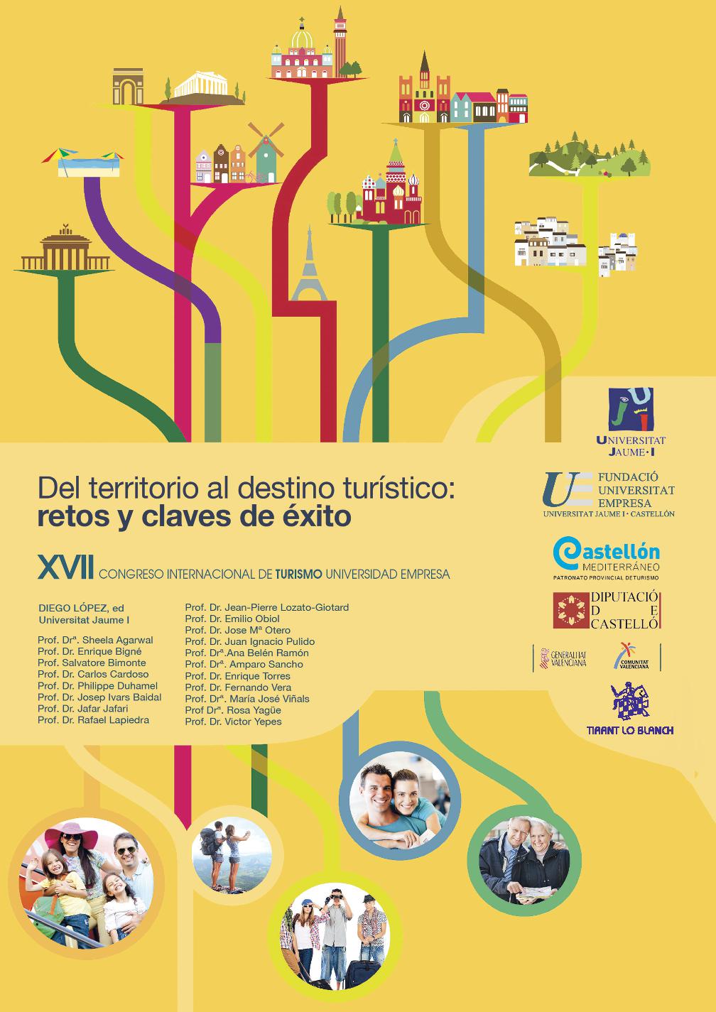 Imagen de portada del libro XVII Congreso Internacional de Turismo Universidad Empresa. Del Territorio al Destino Turístico: Retos y Claves de Éxito