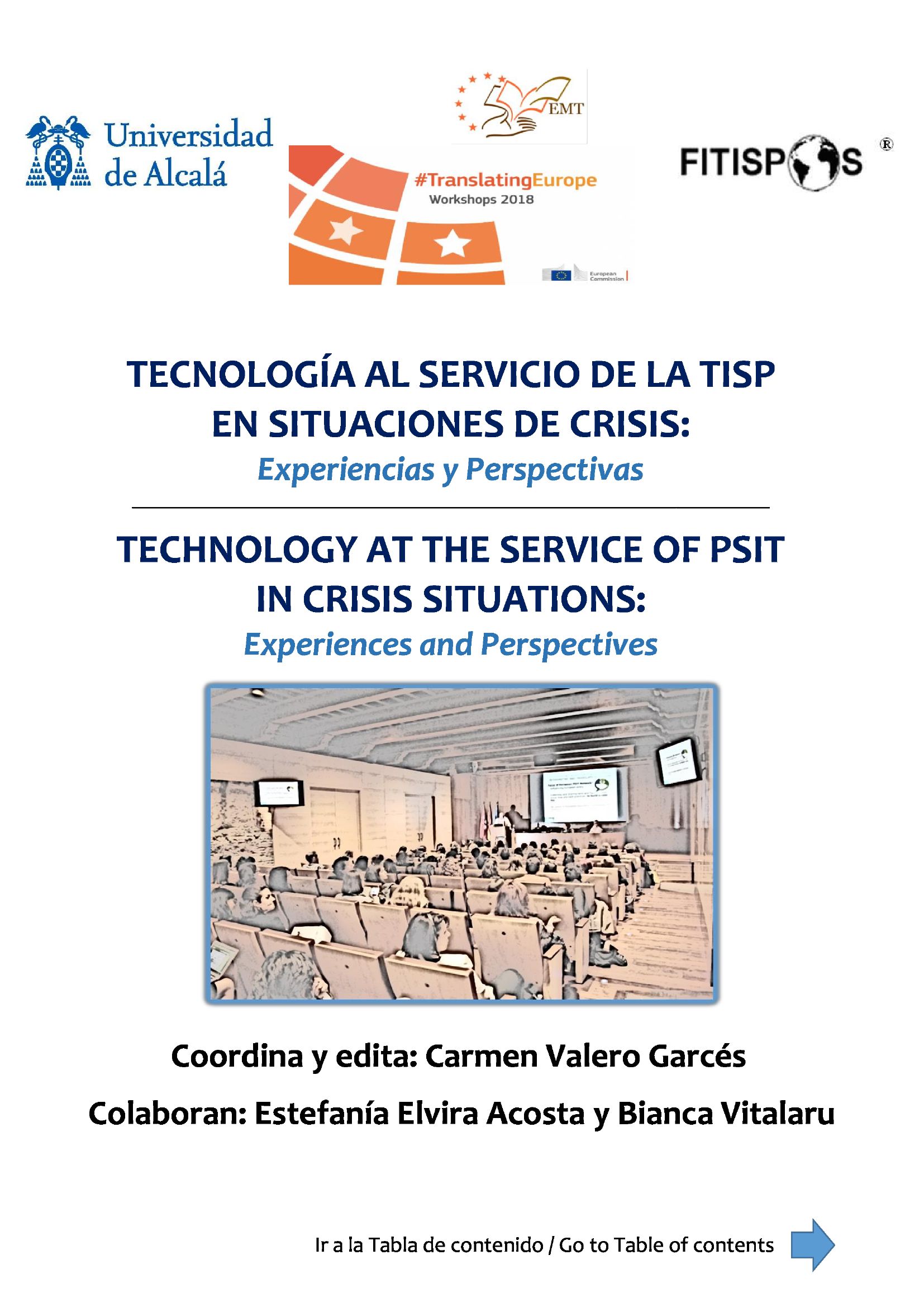 Imagen de portada del libro Tecnología al servicio de la TISP en situaciones de crisis [Recurso electrónico]