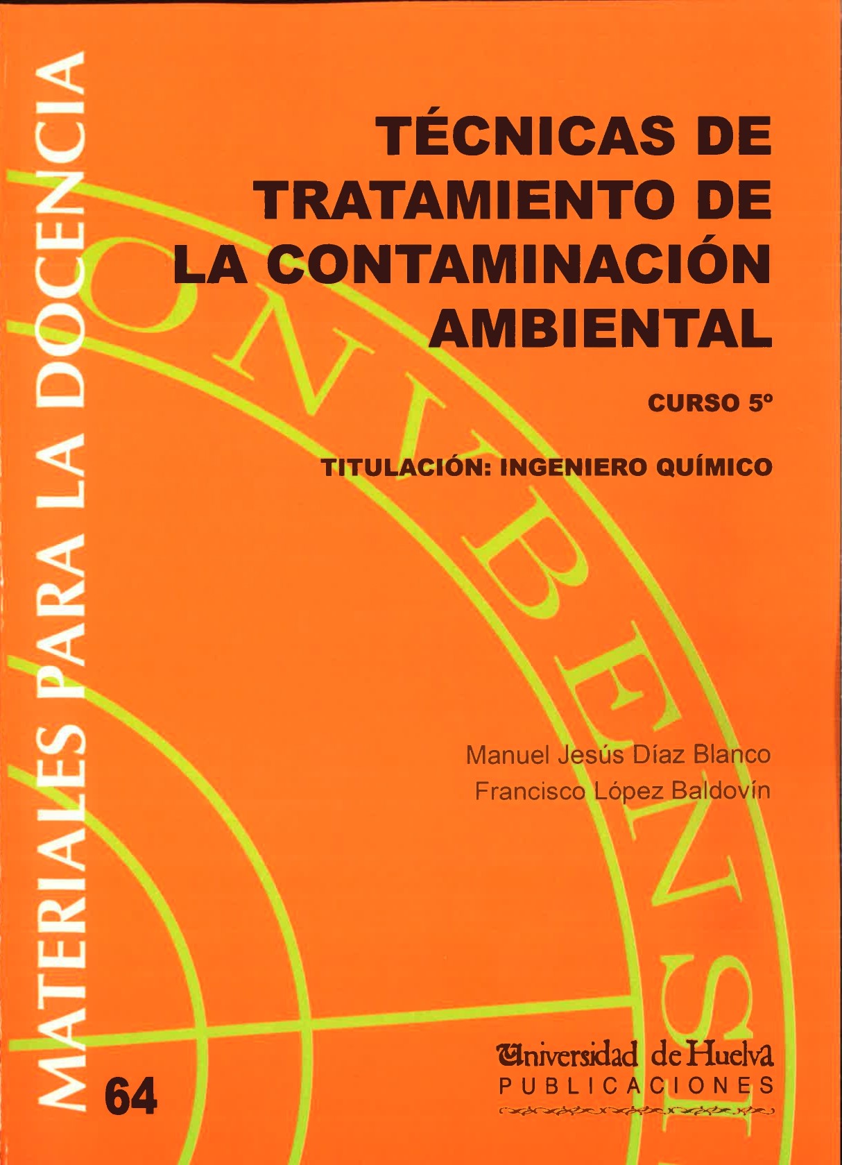 Imagen de portada del libro Técnicas de Tratamiento de la Contaminación Ambiental