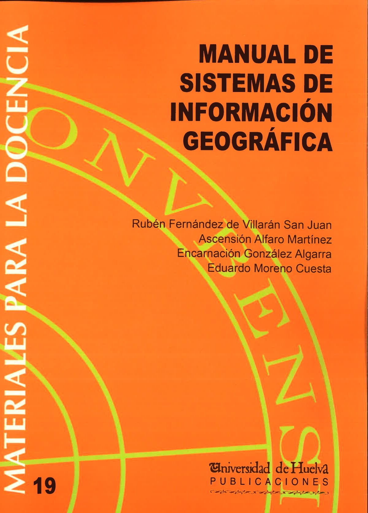 Imagen de portada del libro Manual de sistemas de información geográfica