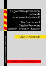 Imagen de portada del libro La gramàtica pronominal del català: variació - evolució - funció