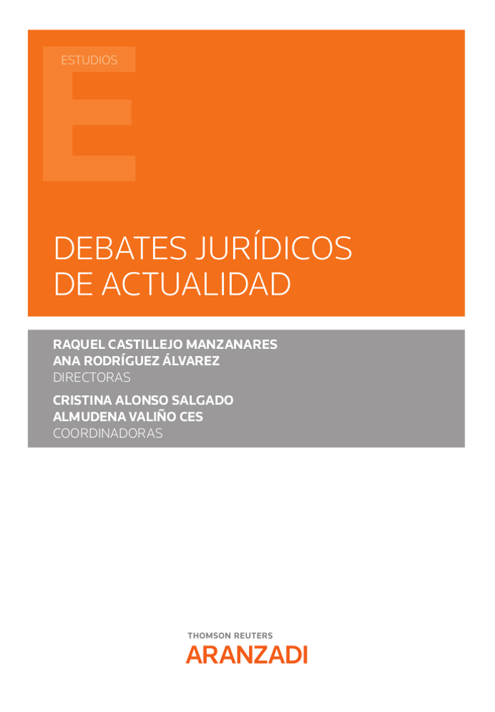 Imagen de portada del libro Debates jurídicos de actualidad