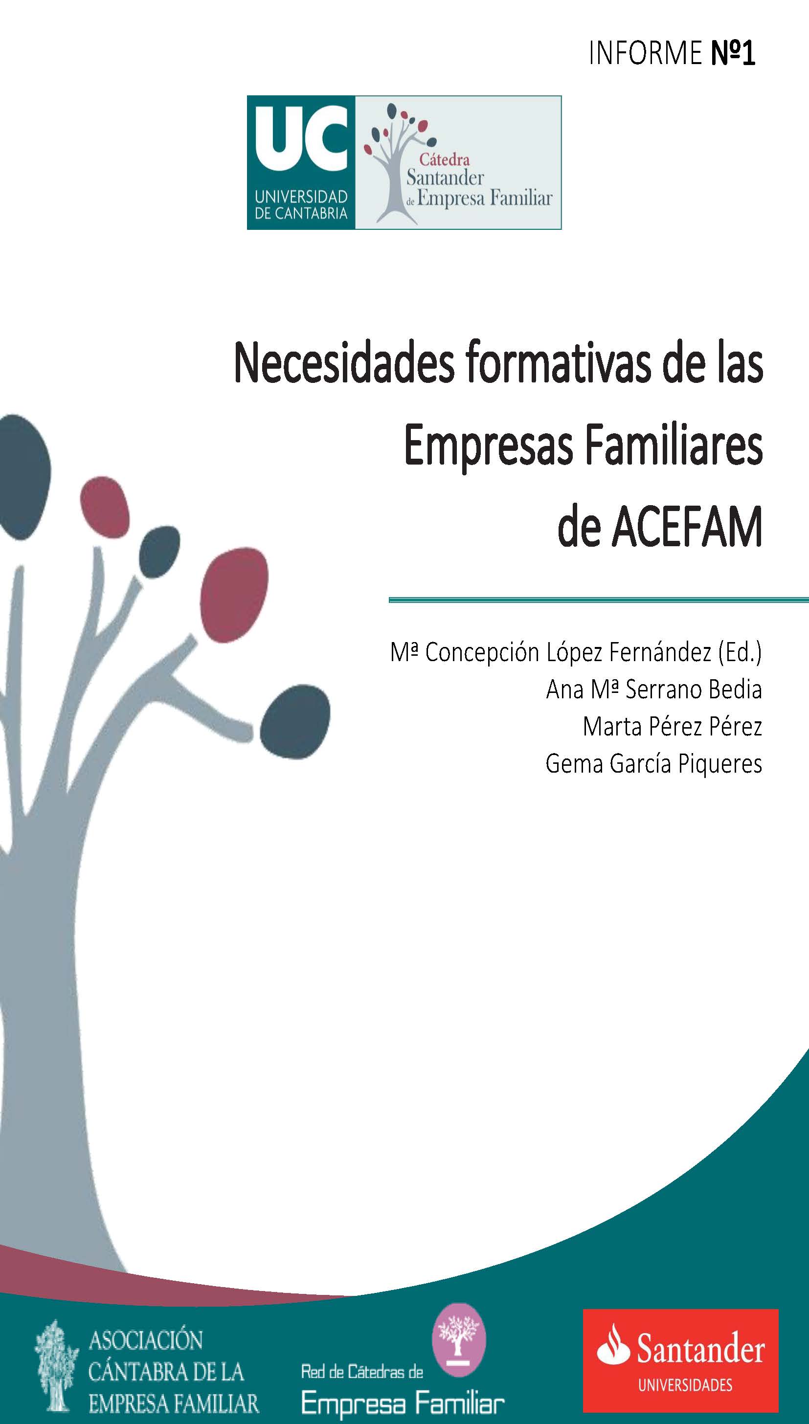 Imagen de portada del libro Necesidades formativas de las empresas familiares de ACEFAM