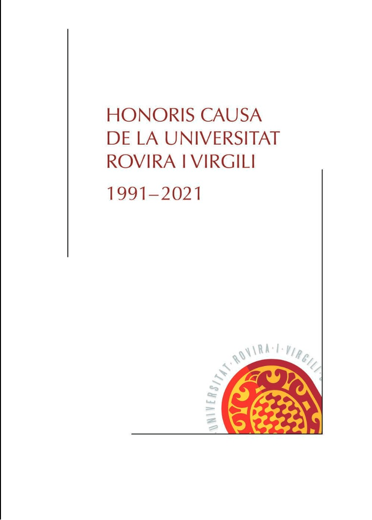 Imagen de portada del libro Honoris causa de la Universitat Rovira i Virgili