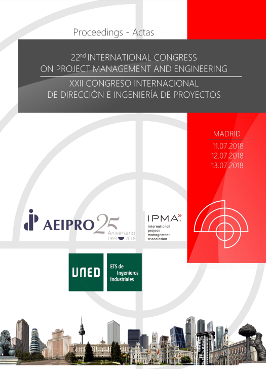 Imagen de portada del libro Comunicaciones presentadas al XXII Congreso Internacional de Ingeniería de Proyectos