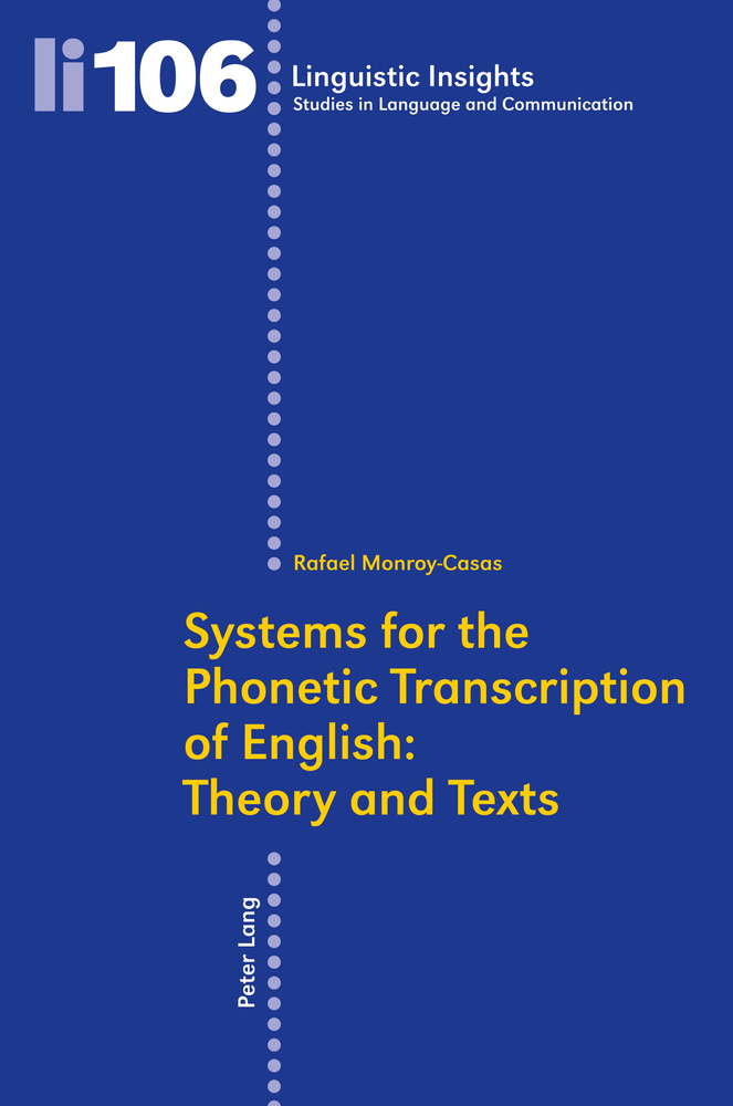 Imagen de portada del libro Systems for the phonetic transcription of English