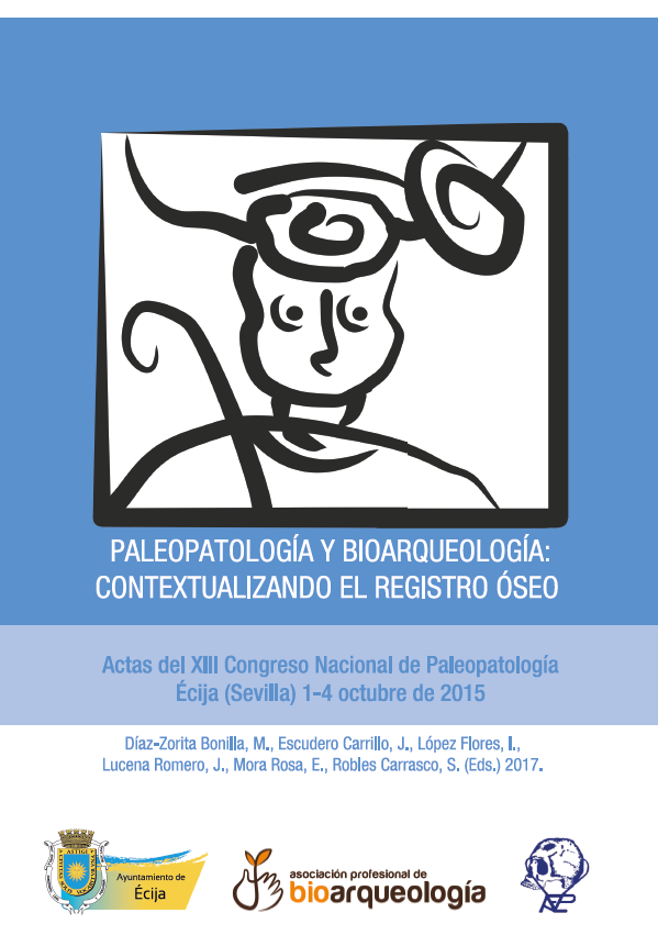 Imagen de portada del libro Paleopatología y bioarqueología