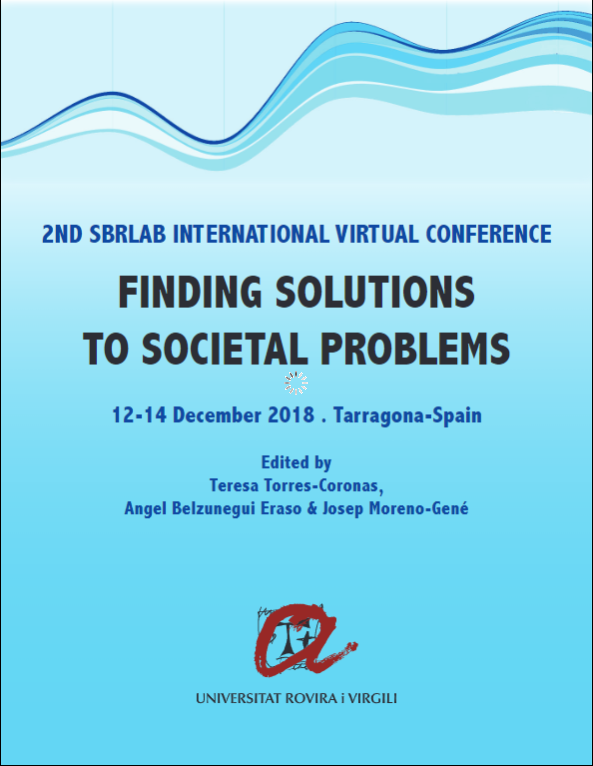 Imagen de portada del libro Finding Solutions to Societal Problems: Proceedings of the 2nd International Virtual SBRlab Conference
