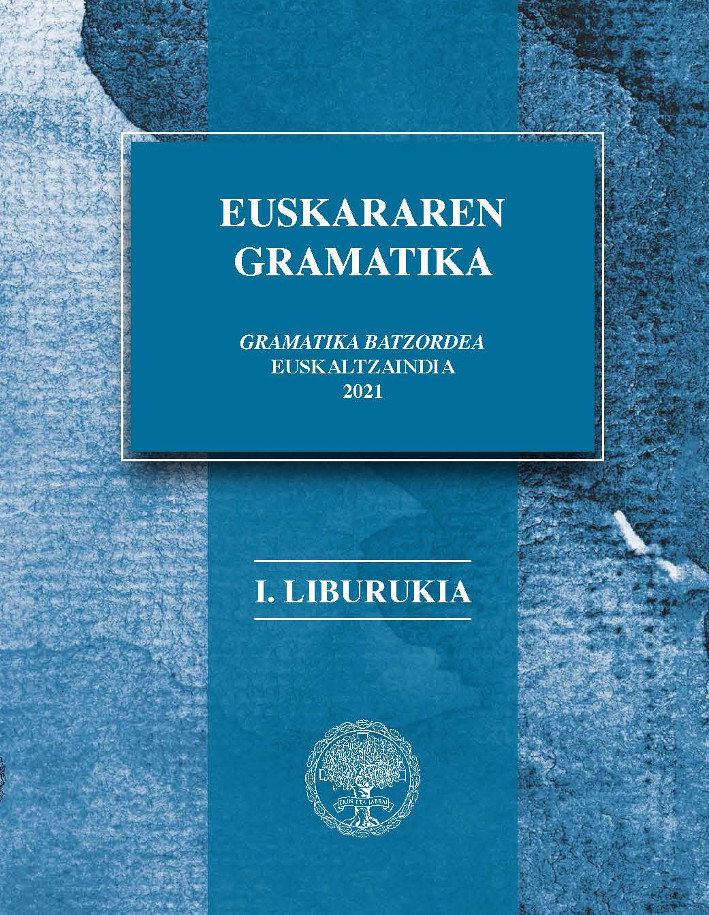 Imagen de portada del libro Euskararen Gramatika