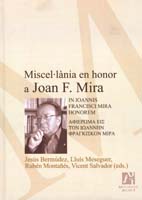 Imagen de portada del libro Miscel·lània en honor a Joan F. Mira