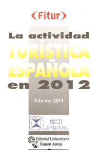 Imagen de portada del libro La actividad turística española en 2012