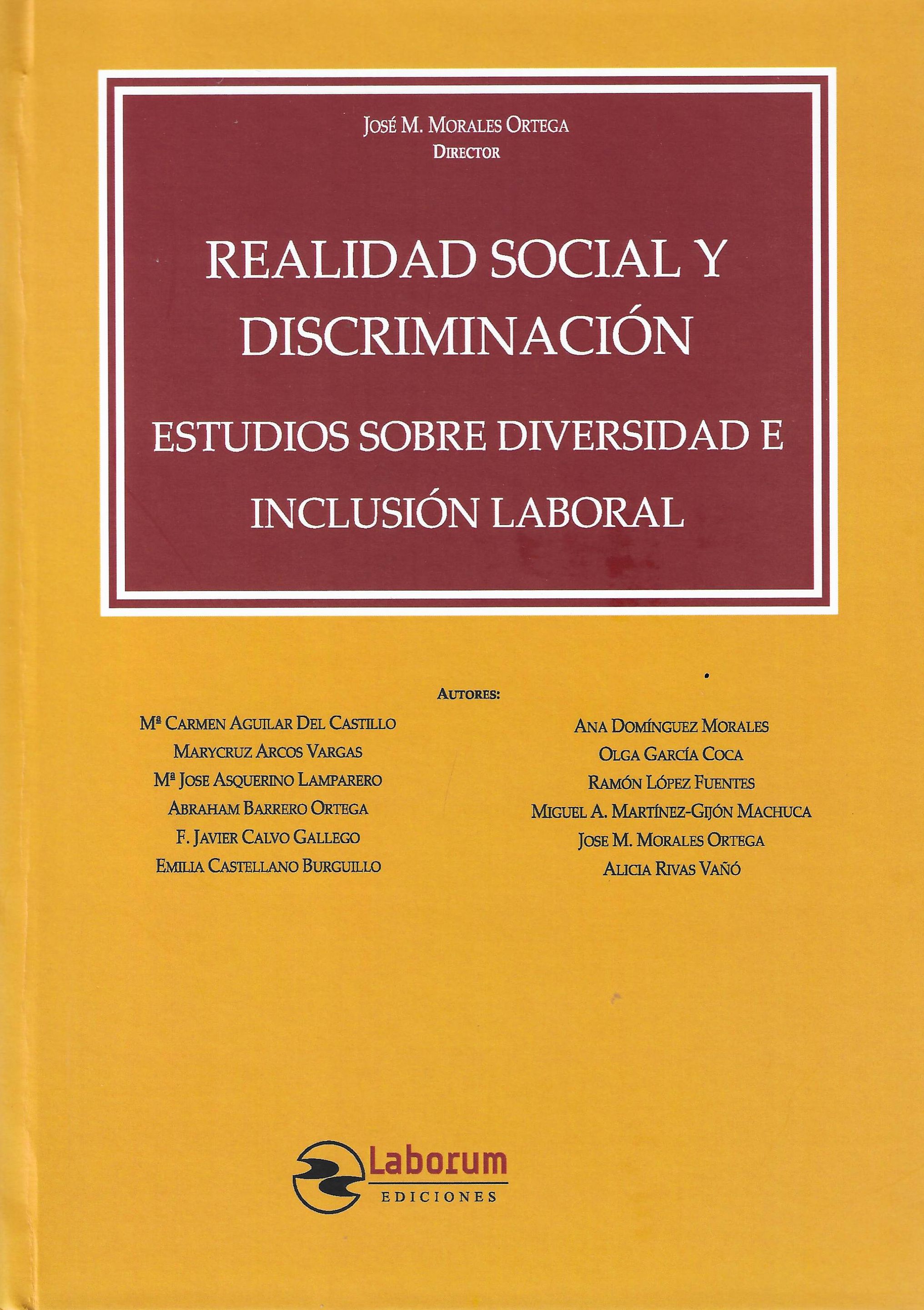 Imagen de portada del libro Realidad social y discriminación