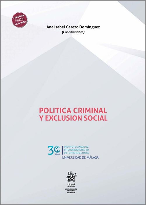 Imagen de portada del libro Política criminal y exclusión social