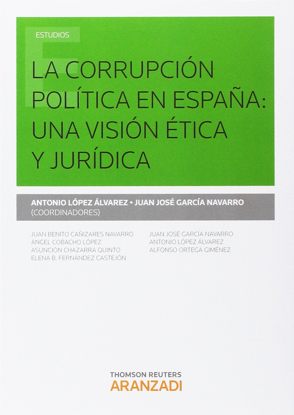 Imagen de portada del libro La corrupción política en España