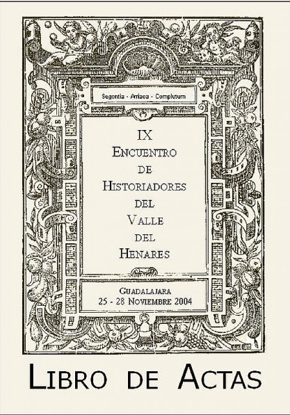 Imagen de portada del libro IX Encuentro de Historiadores del Valle del Henares