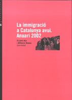 Imagen de portada del libro La immigració a Catalunya avui. Anuari 2002