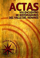 Imagen de portada del libro Actas del VIII Encuentro de Historiadores del Valle del Henares