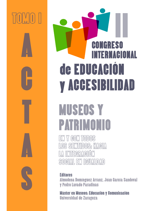 Imagen de portada del libro II Congreso Internacional de Educación y Accesibilidad en Museos y Patrimonio
