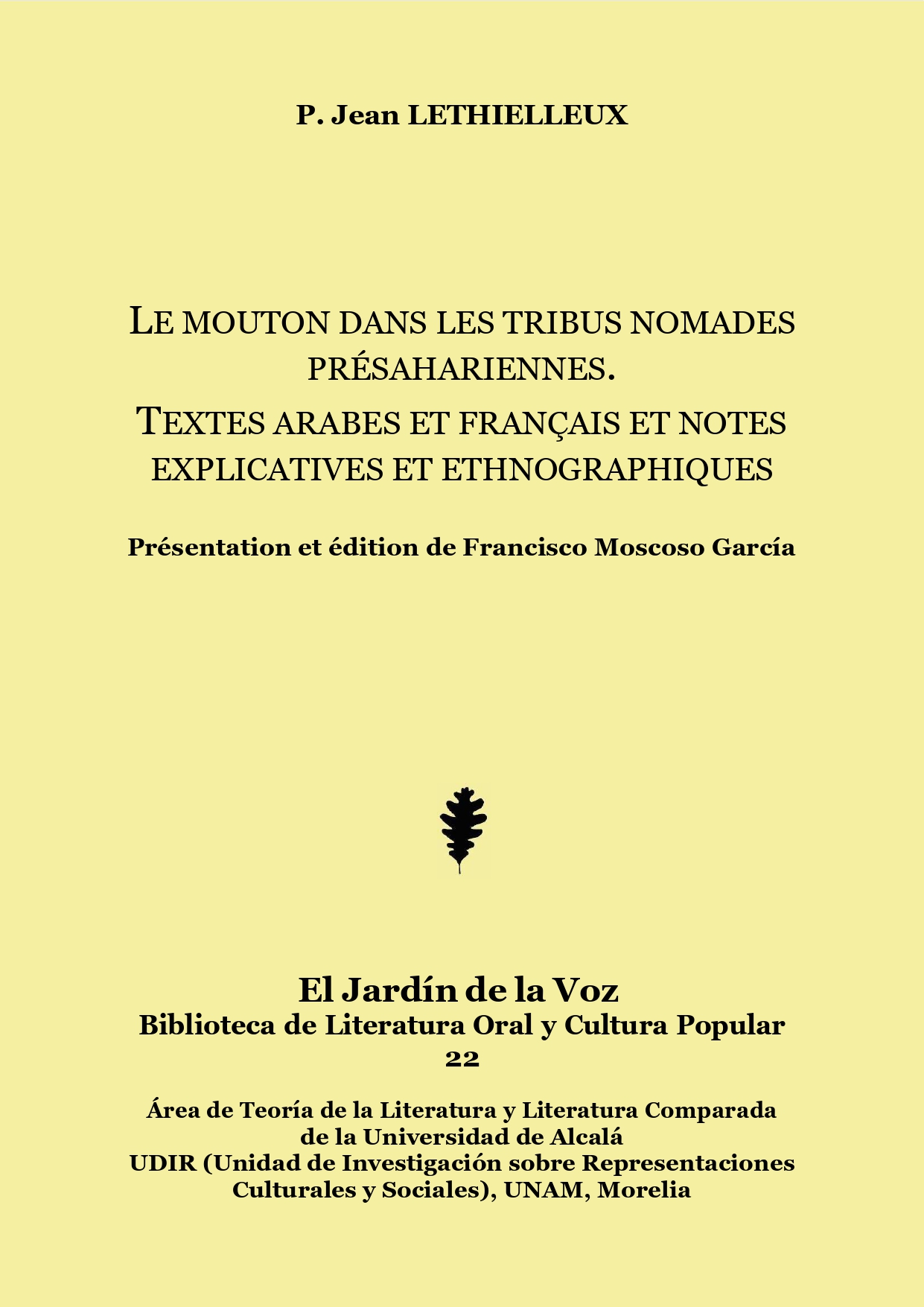 Imagen de portada del libro Le mouton dans les tribus nomades présahariennes