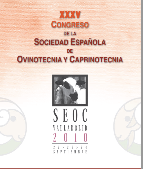 Imagen de portada del libro XXXV Congreso de la Sociedad Española de Ovinotecnia y Caprinotecnia (SEOC)
