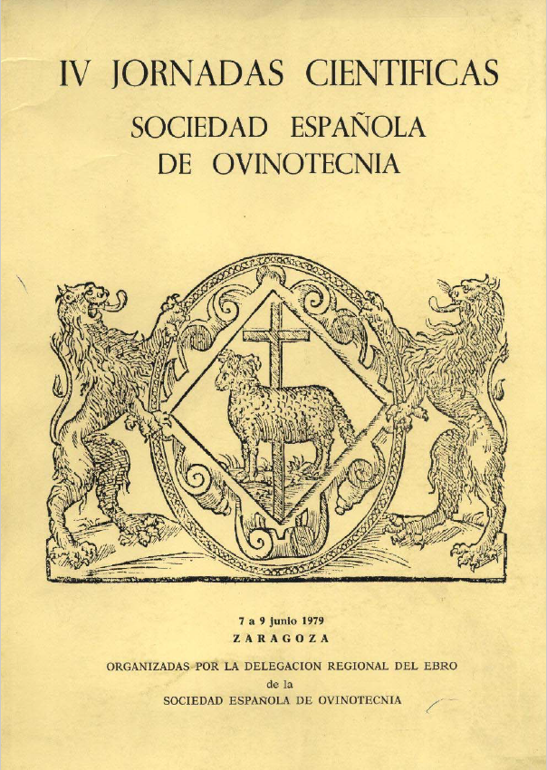 Imagen de portada del libro IV Jornadas Científicas de la Sociedad Española de Ovinotecnia