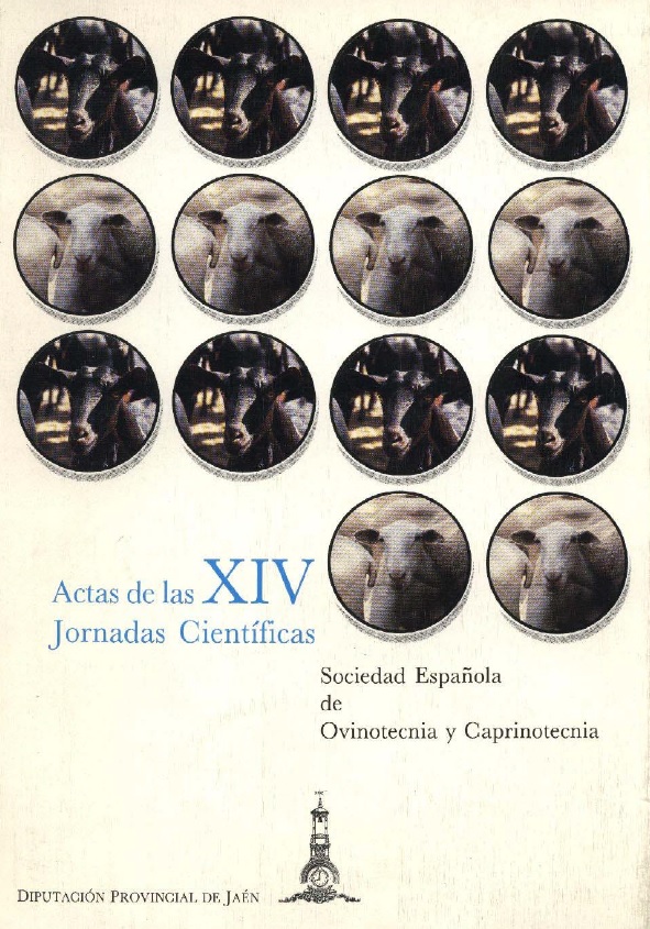 Imagen de portada del libro Actas de las XIV Jornadas Científicas de la Sociedad Española de Ovinotecnia y Caprinotecnia