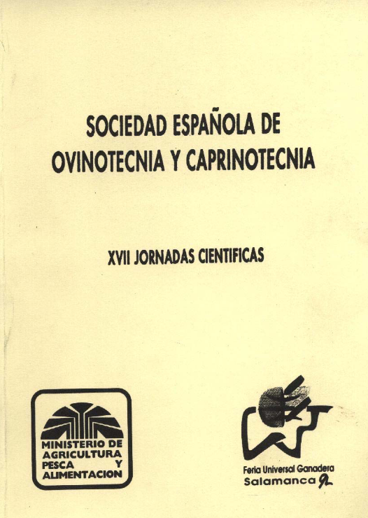 Imagen de portada del libro Sociedad Española de Ovinotecnia y Caprinotecnia
