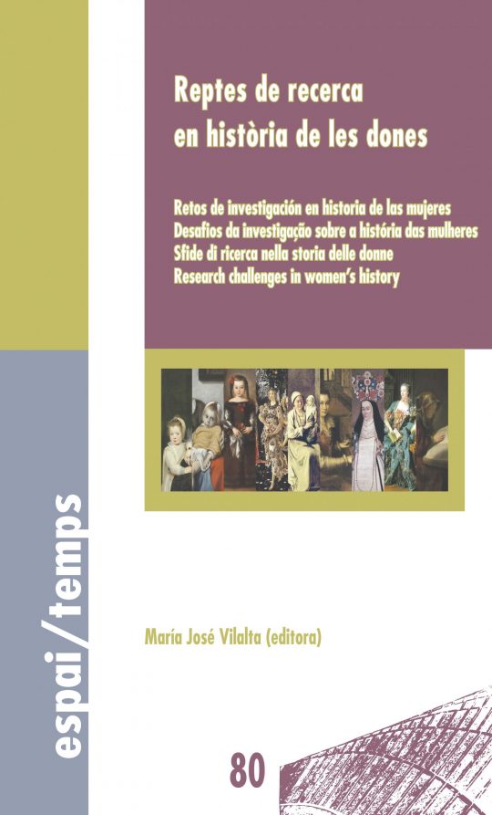 Imagen de portada del libro Reptes de recerca en historia de les dones