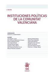 Imagen de portada del libro Instituciones políticas de la Comunitat Valenciana