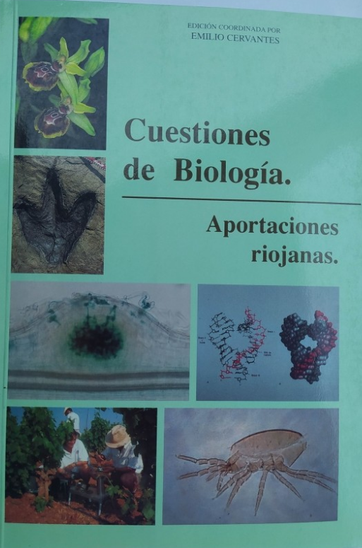 Imagen de portada del libro Cuestiones de biología: aportaciones riojanas