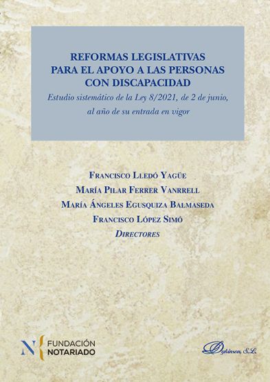 Imagen de portada del libro Reformas legislativas para el apoyo a las personas con discapacidad