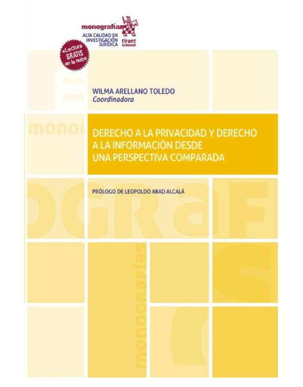 Imagen de portada del libro Derecho a la privacidad y derecho a la información desde una perspectiva comparada