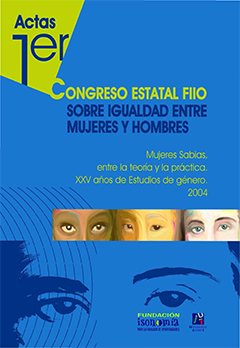 Imagen de portada del libro Actas 1er Congreso Estatal FIIO sobre igualdad entre mujeres y hombres.