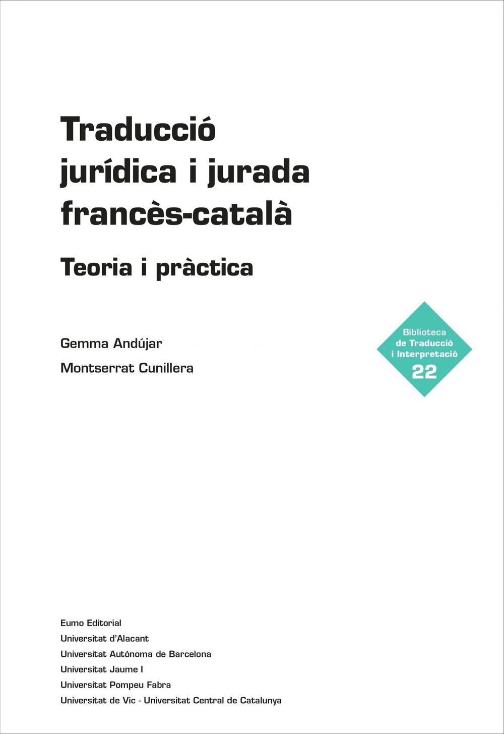 Imagen de portada del libro Manual de traducció català-francès