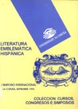 Imagen de portada del libro Literatura emblemática hispánica
