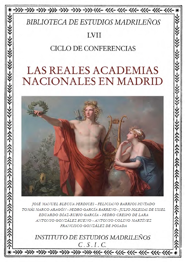 Imagen de portada del libro Las Reales Academias Nacionales en Madrid