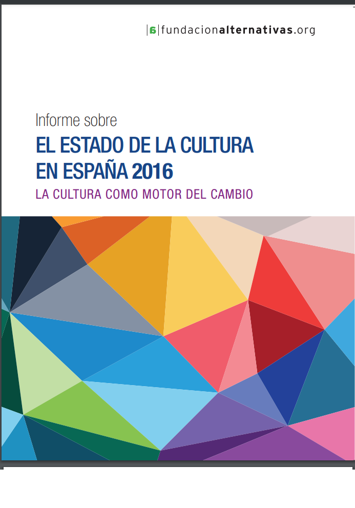 Imagen de portada del libro Informe sobre el estado de la cultura en España 2016
