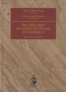 Imagen de portada del libro Diccionario de derecho penal económico