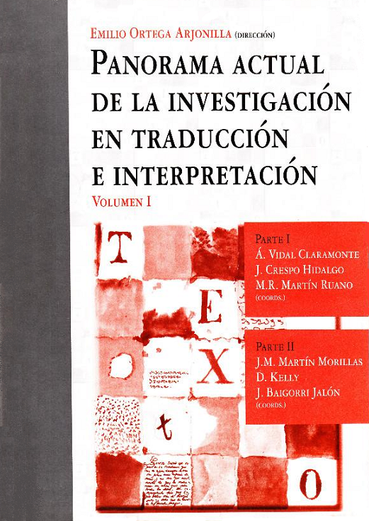 Imagen de portada del libro Panorama actual de la investigación en traducción e interpretación