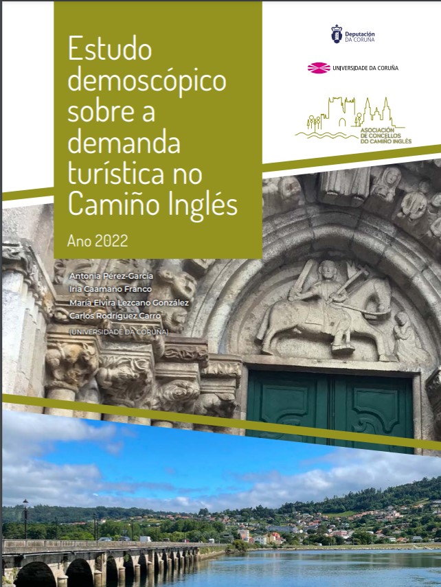 Imagen de portada del libro Estudo demoscópico sobre a demanda turística no Camiño Inglés