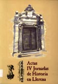 Imagen de portada del libro Actas de las IV Jornadas de historia de Llerena